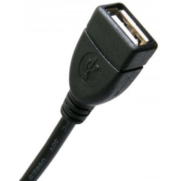 Кабель Extradigital OTG USB 2.0 AF/micro USB B, 0.1m, 28 AWG, Hi-Speed